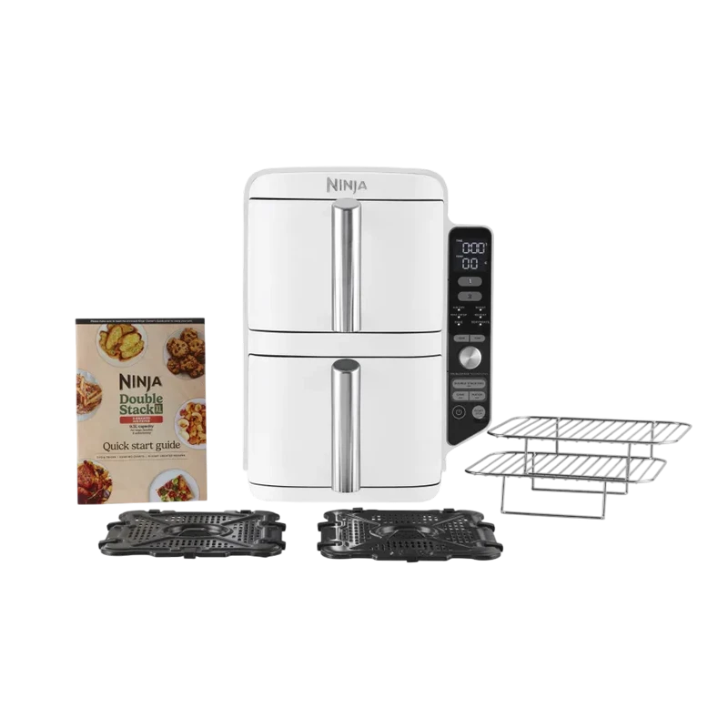 Friteuză cu aer cald ninja double stack xl sl400euwh, alb 9