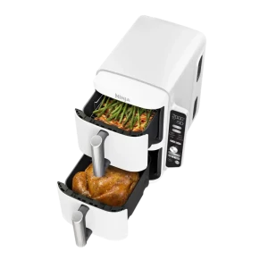 Friteuză cu aer cald ninja double stack xl sl400euwh, alb Thumbnail 11