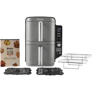 Friteuză cu aer cald ninja double stack xl sl400euwh, alb Thumbnail 8