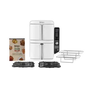 Friteuză cu aer cald ninja double stack xl sl400euwh, alb Thumbnail 9