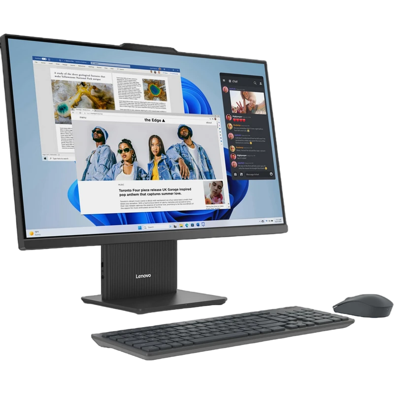 Computer all-in-one lenovo ideacentre 3 24arr9, 23,8", amd ryzen 3 7335u, 8gb/512gb, fără so, luna grey 13