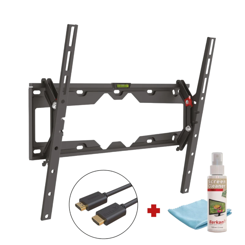 Наклонное настенное крепление barkan cm310+, чёрный 3