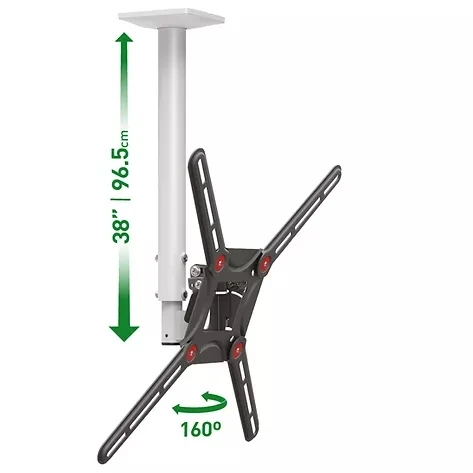 Suport tv tavan full-motion barkan 3500, alb 8
