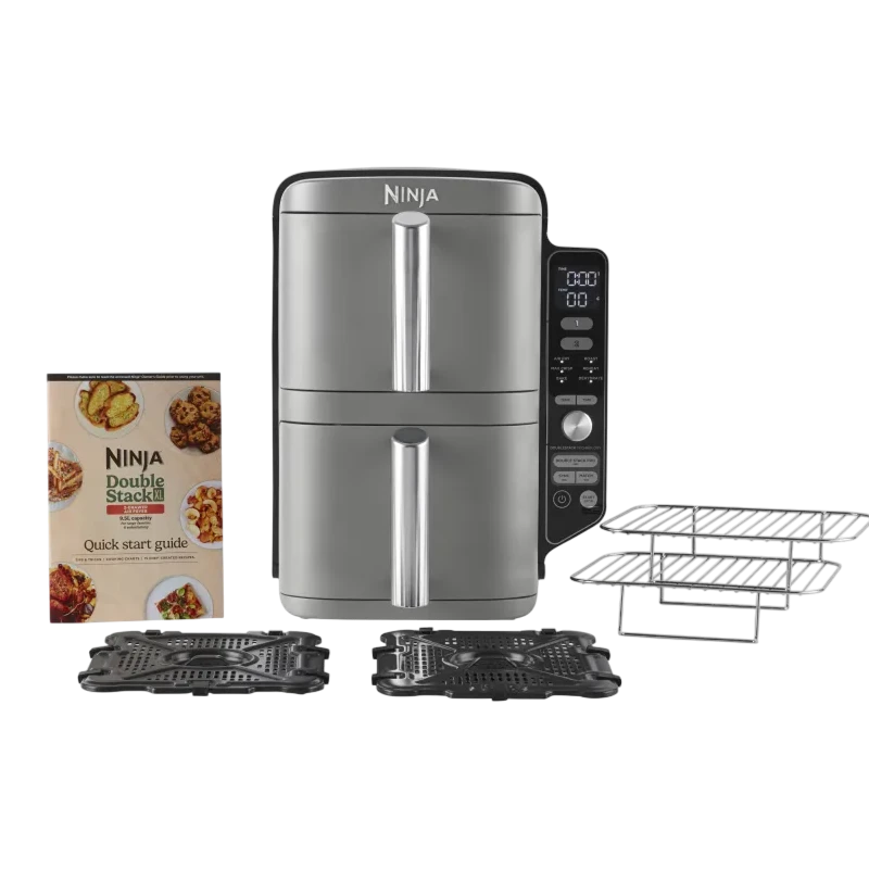 Friteuză cu aer cald ninja double stack xl sl400eu, gri 7