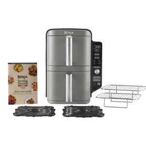 Friteuză cu aer cald ninja double stack xl sl400eu, gri Thumbnail 7