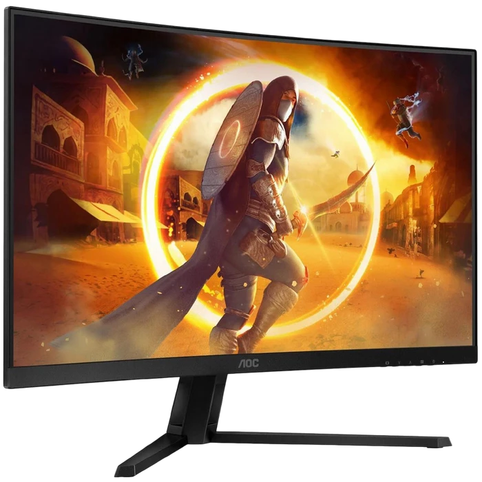31,5" monitor gaming aoc cq32g4ve, va 2560x1440 wqhd, negru 8