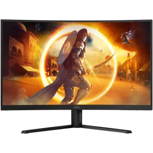 31,5" monitor gaming aoc cq32g4ve, va 2560x1440 wqhd, negru