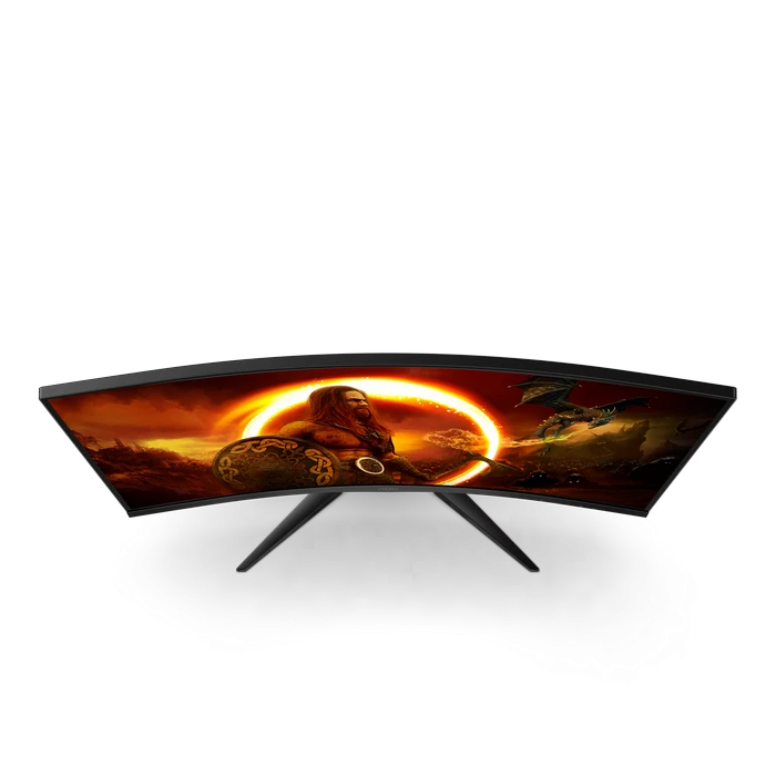 31,5" monitor gaming aoc c32g2ze/bk, va 1920x1080 fhd, negru | roșu 4