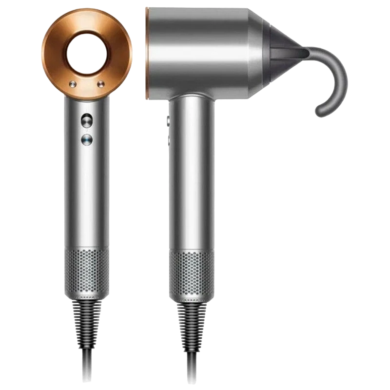 Фен dyson supersonic hd07, 1600вт, nickel/cooper 3