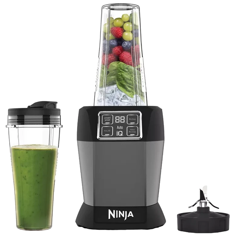 Стационарный блендер ninja bn495eu, чёрный | серебристый 8