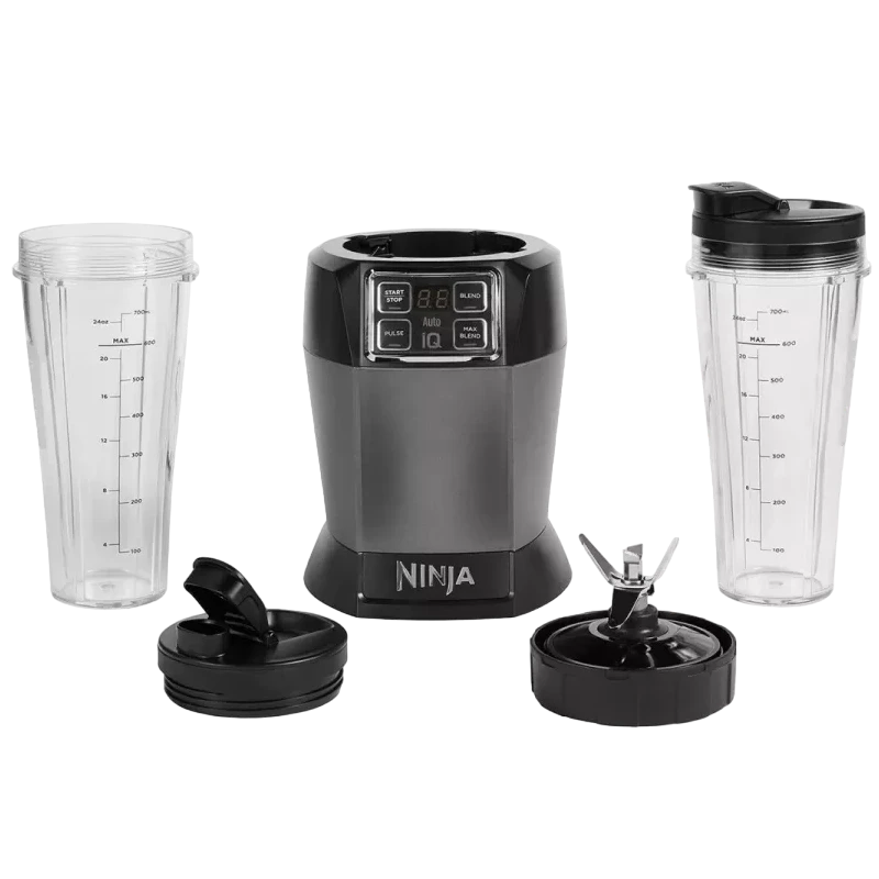 Стационарный блендер ninja bn495eu, чёрный | серебристый 6