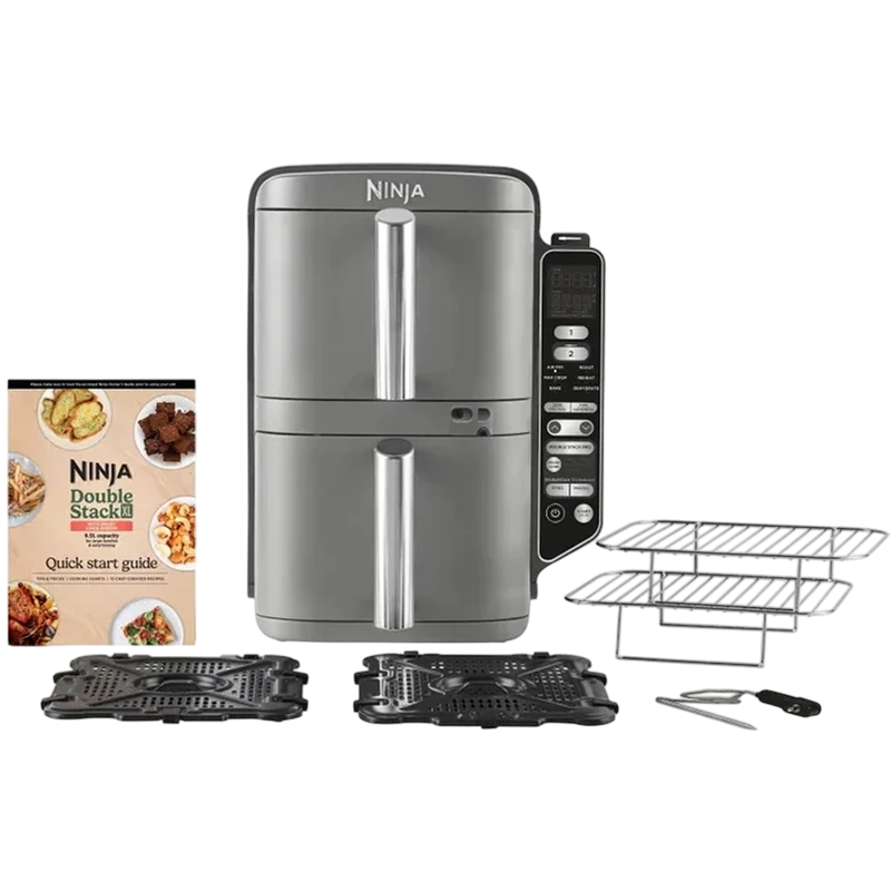 Friteuză cu aer cald ninja double stack xl smart sl451eu, gri 30