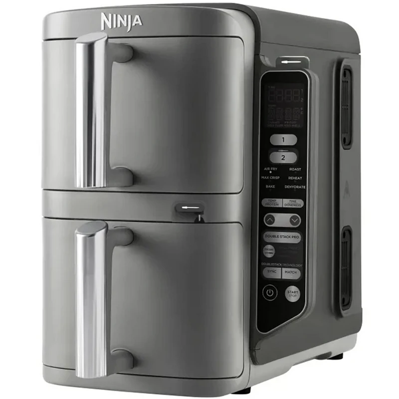 Friteuză cu aer cald ninja double stack xl smart sl451eu, gri 25