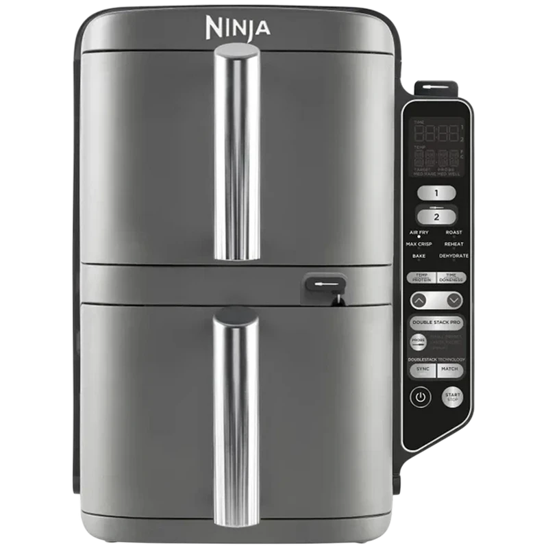 Friteuză cu aer cald ninja double stack xl smart sl451eu, gri 13