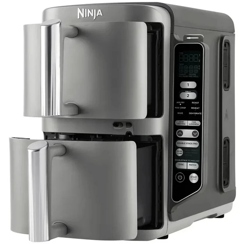 Friteuză cu aer cald ninja double stack xl smart sl451eu, gri 5