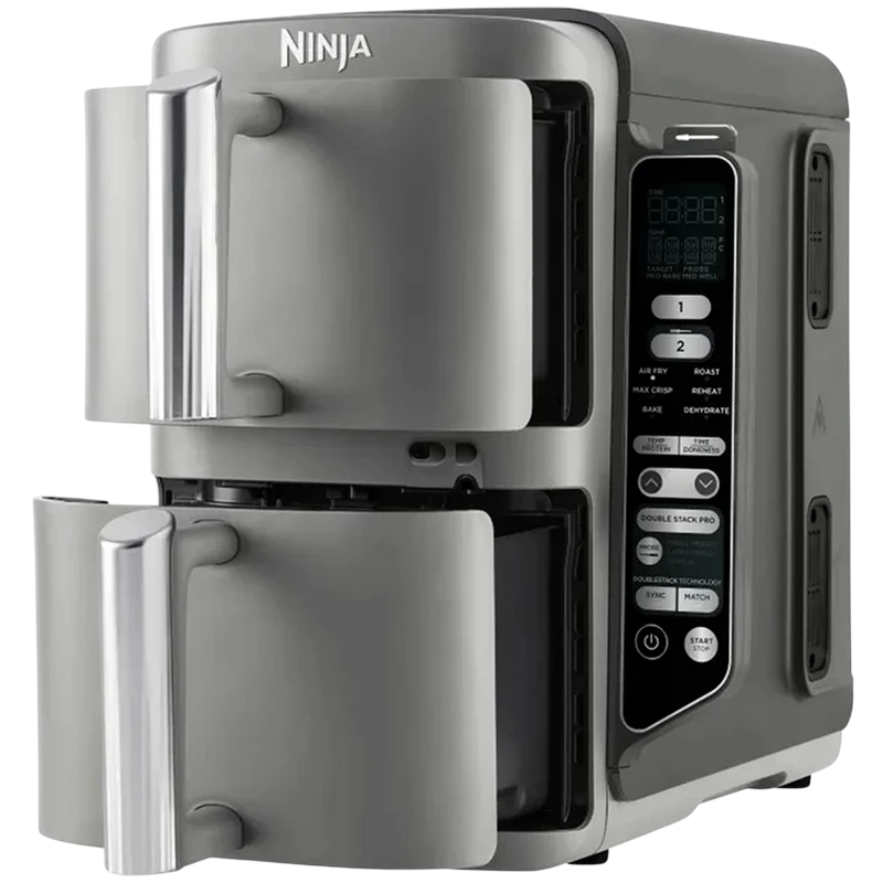 Friteuză cu aer cald ninja double stack xl smart sl451eu, gri 24
