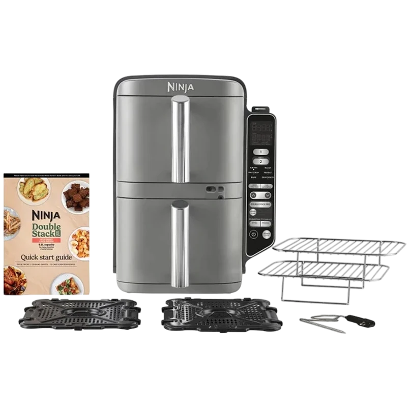 Friteuză cu aer cald ninja double stack xl smart sl451eu, gri 3