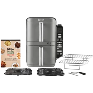 Friteuză cu aer cald ninja double stack xl smart sl451eu, gri Thumbnail 30