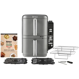 Friteuză cu aer cald ninja double stack xl smart sl451eu, gri Thumbnail 4
