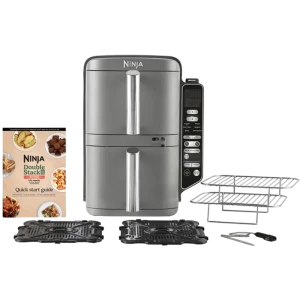 Friteuză cu aer cald ninja double stack xl smart sl451eu, gri Thumbnail 3