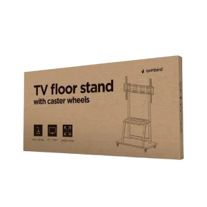 Suport pentru TV pe picior Gembird TVS-100F-01, Negru
