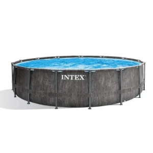 Intex бассейн greywood prism frame premium 457×122см, 16805л, металлический каркас Thumbnail 3