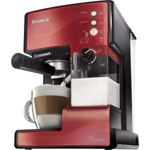 Кофеварка рожковая breville prima latte vcf046x-dim, 1050вт, красный Thumbnail 5