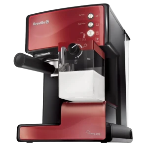 Кофеварка рожковая breville prima latte vcf046x-dim, 1050вт, красный Thumbnail 3