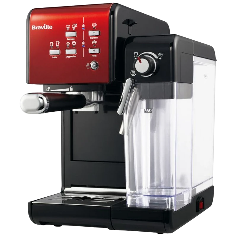 Кофеварка рожковая breville prima latte ii vcf109x-01, 1050вт, красный 7