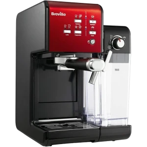 Кофеварка рожковая breville prima latte ii vcf109x-01, 1050вт, красный Thumbnail 4