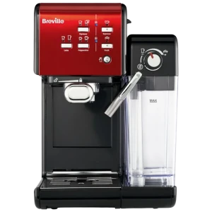 Кофеварка рожковая breville prima latte ii vcf109x-01, 1050вт, красный Thumbnail 3