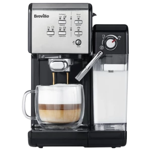 Кофеварка рожковая Breville VCF108X-01, 1050Вт, Серебристый