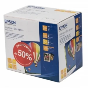 Hârtie fotografică epson premium semigloss photo paper, а6