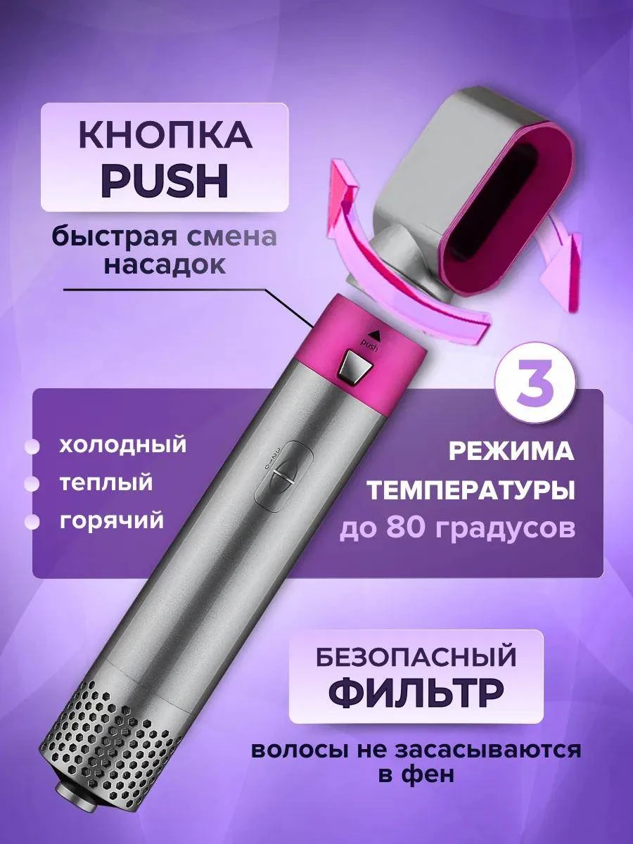 Aparat de coafat parul 5 in 1 2