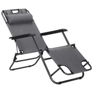 SEZLONG 2 IN 1 CU PERNA DETASABILA IN CULOARE GRI (C2078)