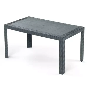 Masă din polipropilenă design modern și rezistentă 120x70 cm (spt-r040)