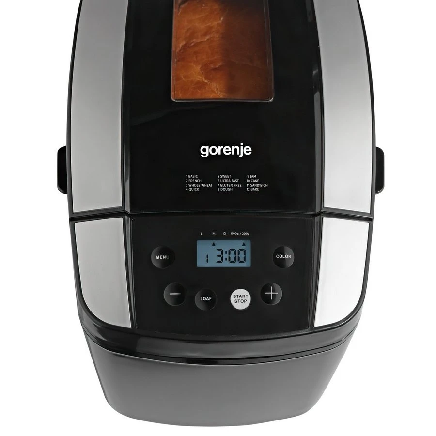 Хлебопечка gorenje bm1210bk, чёрный 5