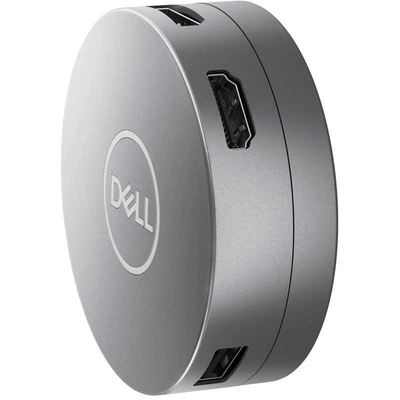 Многопортовый адаптер dell da305, серебристый 11