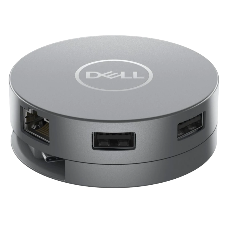 Многопортовый адаптер dell da305, серебристый 3