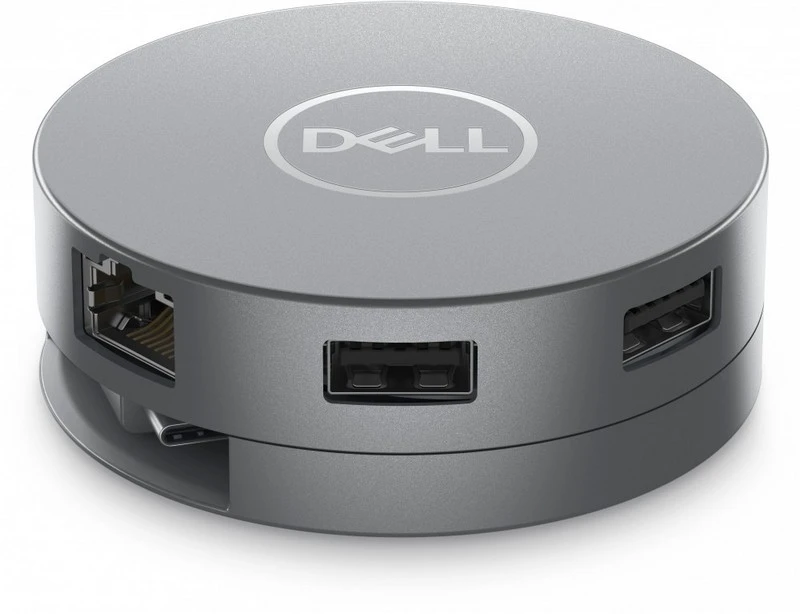 Многопортовый адаптер dell da305, серебристый 12