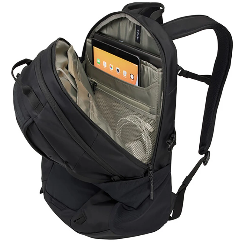 Rucsac pentru laptop thule enroute, 15.6", nailon 330d mini ripstop, poliester 600d, negru 17