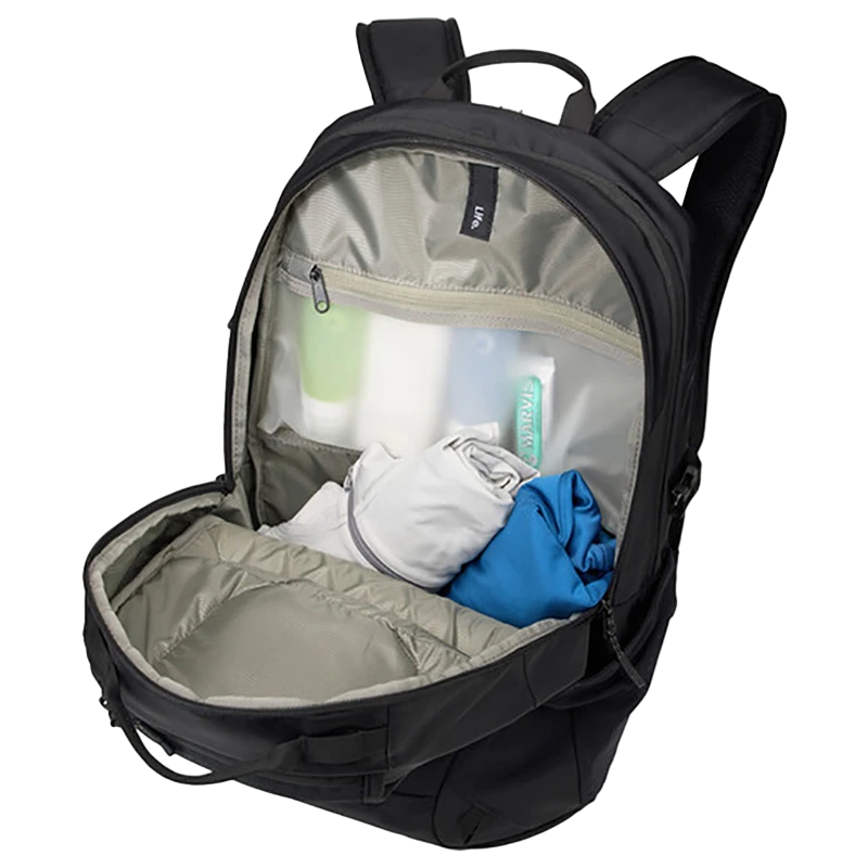 Rucsac pentru laptop thule enroute, 15.6", nailon 330d mini ripstop, poliester 600d, negru 15