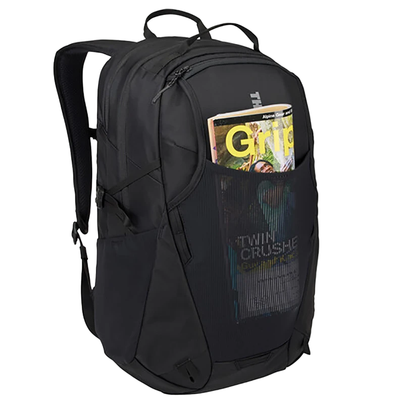 Rucsac pentru laptop thule enroute, 15.6", nailon 330d mini ripstop, poliester 600d, negru 2