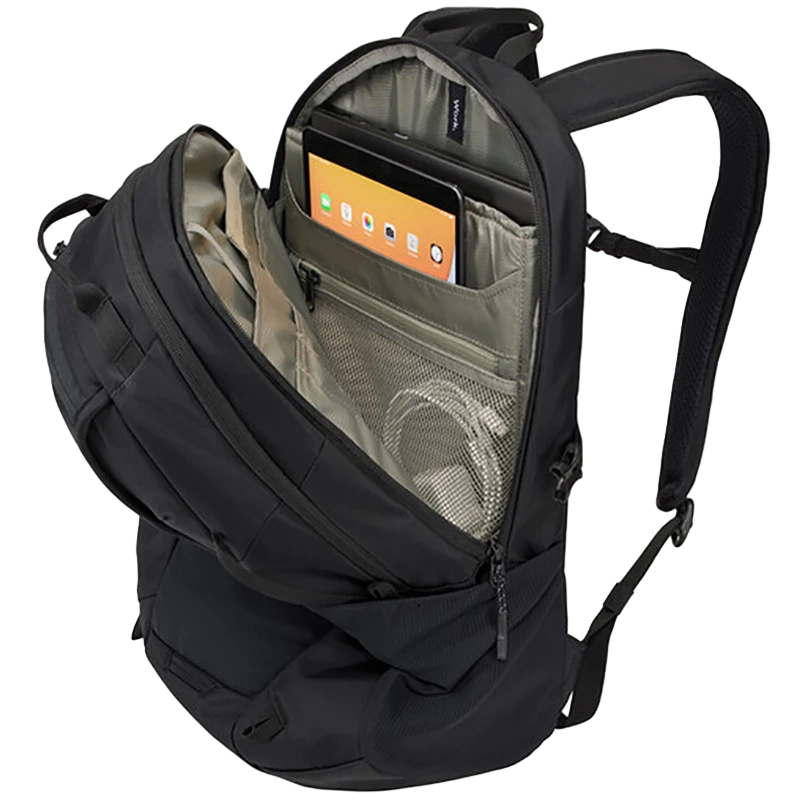 Rucsac pentru laptop thule enroute, 15.6", nailon 330d mini ripstop, poliester 600d, negru 19