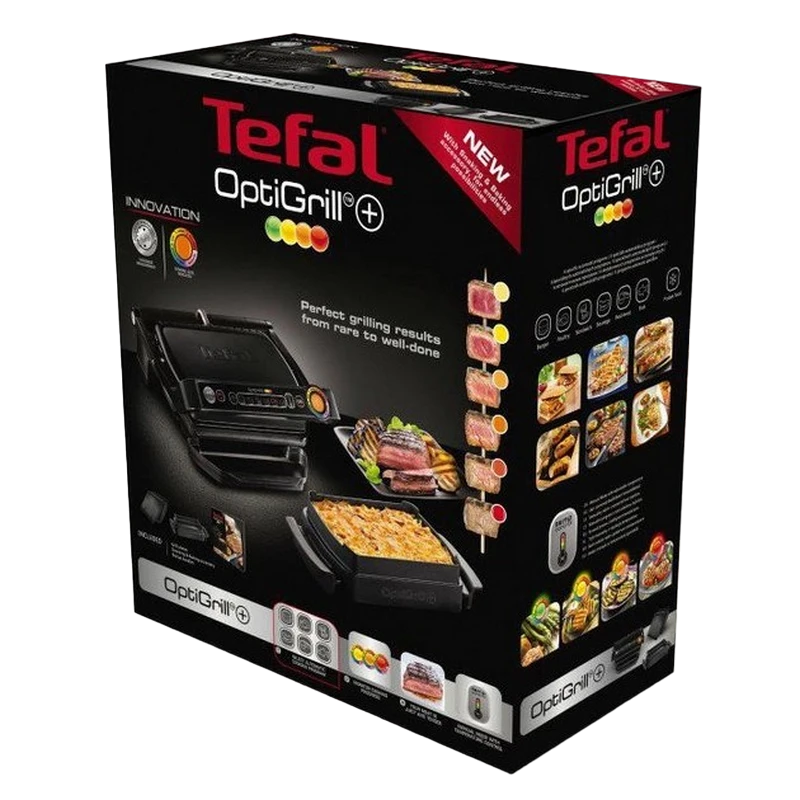 Grătar electric tefal gc714834, 2000w, negru 18