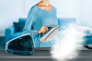 Fier de călcat cu generator de abur tefal sv6131e0, 2200w, albastru deschis Thumbnail 10