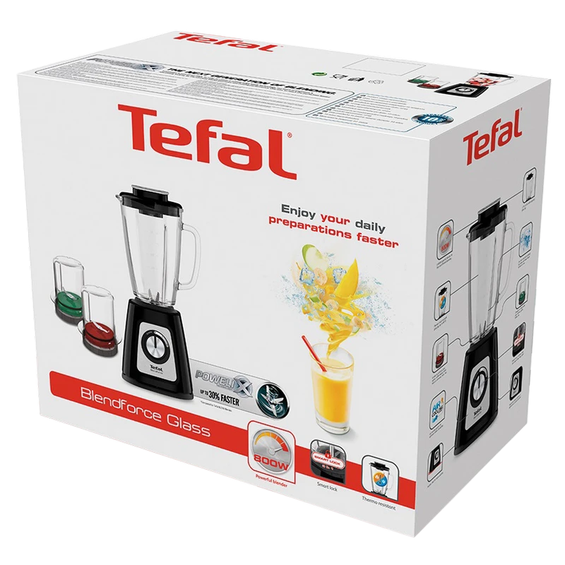Blender staționar tefal blendforce bl438831, negru 7