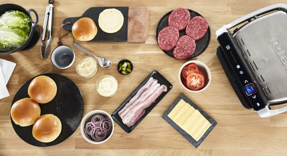 Grătar electric tefal optigrill elite, 2000w, argintiu 20