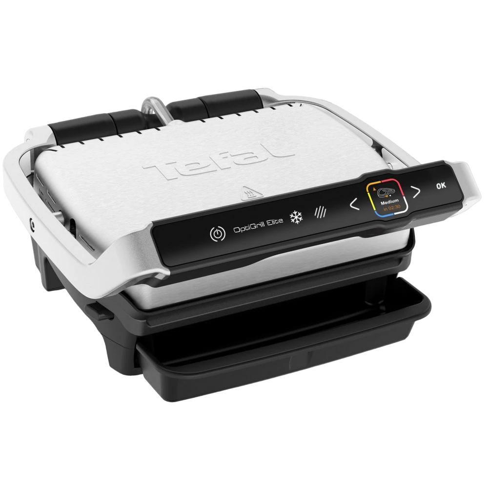 Grătar electric tefal optigrill elite, 2000w, argintiu 13