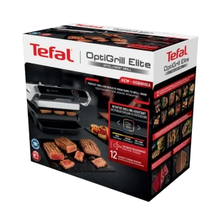 Grătar electric tefal optigrill elite, 2000w, argintiu Thumbnail 3